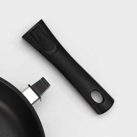 The pan “Tradition”, D = 26 cm, removable handle, anti -stick coating, black color-2