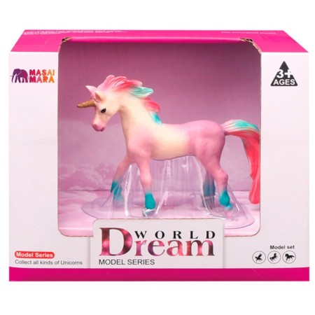 Figure "World of Fantasy: lilac foal-unicoride with color mane"-4