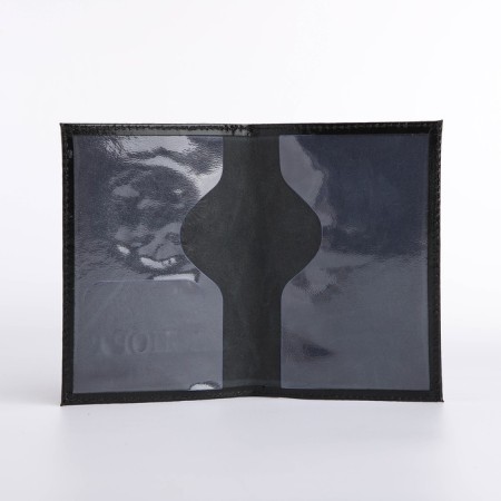 Cover for passport, black color-4
