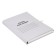 A4 paper folder on Calligrata ties, up to 200 sheets, unlawed cardboard, 320 g/m2, white