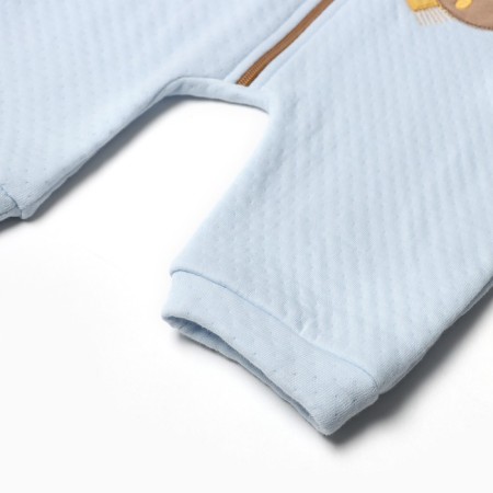 Overalls for the boy, the color is blue, height 68 cm-3