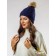 Female ISee hat, size 52-56, blue color