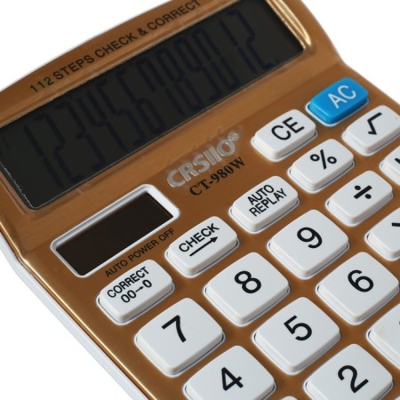 Calculator 12-bit CT-980W, mix-4