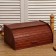 Wooden breadbone "loaf", transparent varnish, red tree color, 38 × 24.5 × 16.5 cm