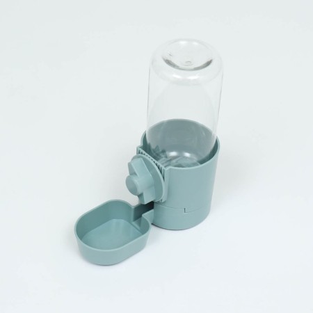 Drill for an aviary 24 x 12 x 12 cm, 500 ml, blue-2