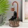 The desktop fountain "Black shiva under the golden jug" 14.5x14.5x30 cm