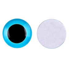 Elose -based eyes, set of 10 pcs., Size 1 pc. - 16 mm, blue color