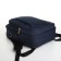 Backpack - male bag, textiles, blue color
