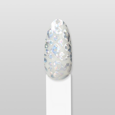 Leopard nail stickers, foil, holographic color-8