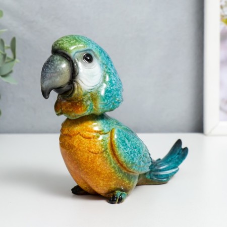 Souvenir Polystone Lak Spring "Parrot Ara" MIX 12x6.3x14.5 cm-4