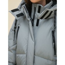 Coat for girls, height 140 cm, gray color