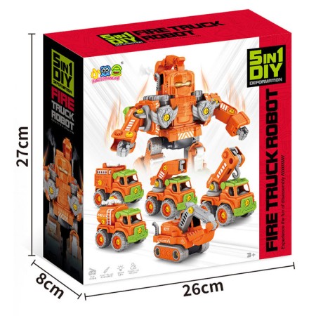 The designer of the screw "Fireman Robot", 5 in 1-20