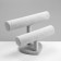 Catch stand, bracelets, two -level, heart, 26 × 11 × 18 cm, d = 5 cm, color gray color