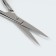 Scissors are manicure, straight, narrow, 9.5 cm, on the blist, the color is silver, 041