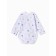 Body baby with a long sleeve "Giraffes", white/blue color, height 80