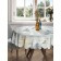 Tables on the table "Festive spruce", round, Saten, d = 150 cm