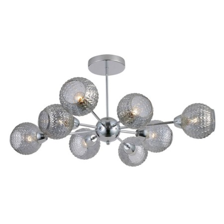 Lamp Ceiling Economic Court 12196/8CR SM, 8x40W, E27, 29x80x80 cm, color chromium-1