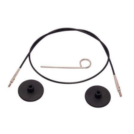 Set: cable 20 cm (40 cm), plugs and cable key KNITPRO, 10520