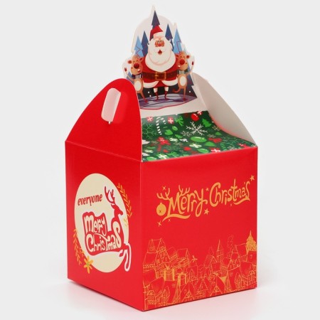 Recruitment box of New Year's "Christmas" mix 8.5 x 8.5 x 8.5 cm-8