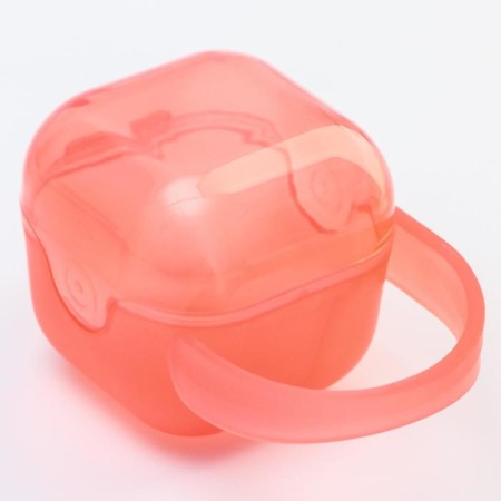 A container for storing and sterilizing children's nipples and dummy, pink color-2