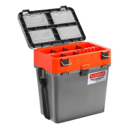 Winter Yugana Box two-section, gray-orange color-2