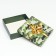Folding box, "festive camouflage" 23 x 23 x 6.5 cm