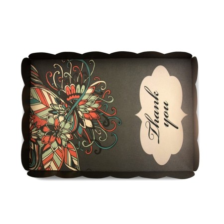 Box for cookies, "thank you", 22 x 15 x 3 cm-3