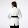 Women's belt, width 15 cm, black color