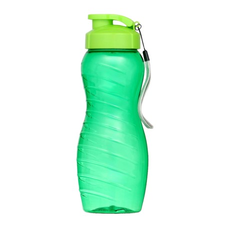 Water bottle, 1 l, 25 x 9 cm, green