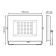 SCREMENTER ELEMENTARY LED up to 50W 6500K IP65 4500LM 200-240V Chern. Gauss 613100350