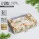 Box for eclairs with inserts - 5 pcs “Eco New Year”, 25.2 x 15 x 7 cm, New Year