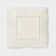 Pillage Ceramic square "airiness", d = 15 cm, white color