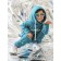 Set: Hoods and Pants "Pete", height 122 cm, emerald color