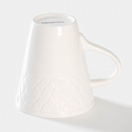 Porcelain tea magistro Argos, 220 ml, white color-2