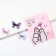 Hairpins for hair butterfly "Little Joy", 3 pcs., 4.5 x 3.5 cm
