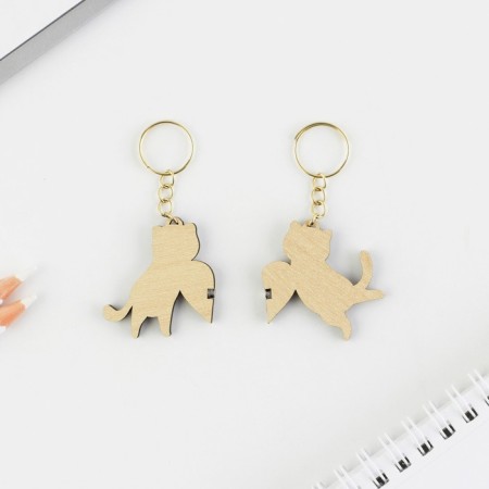 Key keychain, pair on the magnet, 2 pcs "MUR", 9 x 15 cm-5