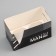 Box for 2 cupcake with a transparent lid, "male", 16 × 8 × 10 cm, confectionery packaging