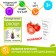 Training cards according to the methodology of Doman "Vegetables"