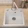 Quartz-quartz kitchen-quartz Uperwood Quartz UPD-07, rectangular, color 01, rectangular, Bel 106670