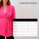 Women's jacket with a Mist Plus-Size belt, r.56, pink