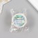 New Year Stick Paper "Kits and dogs with snowflakes" d = 2.5 cm 252 pcs in the roll