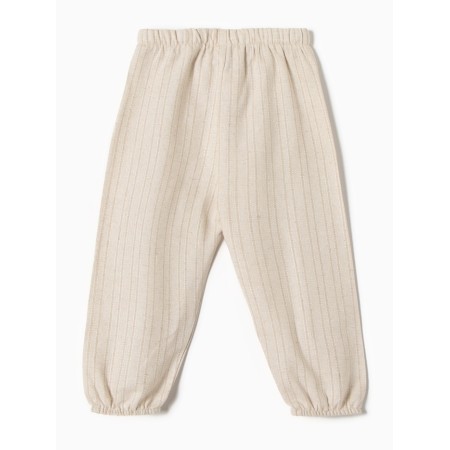 Children's pants minku, beige color, height 80-86 cm-3