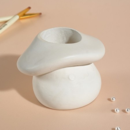 Interior foreman "Mushroom" 10x8x6.5 cm white-1