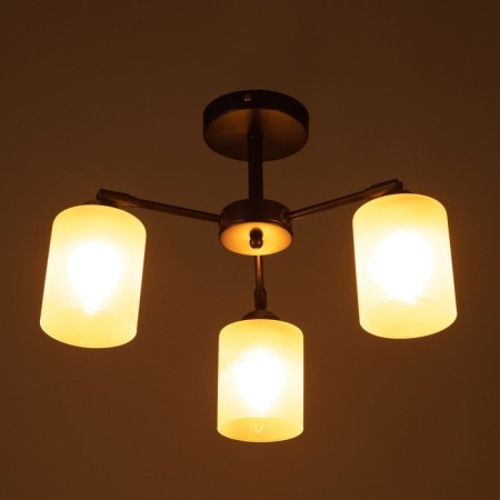 Isla chandelier 3x60W E27 Brown 48x48x22cm-2