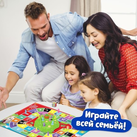 Настольная игра «Ушастые гонки. Загадка острова», 2-4 игрока, 4+-5