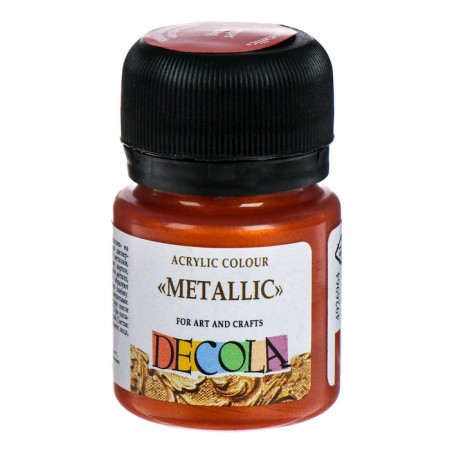 Acrylic paint Metallic 20 ml, ZHK Decola, copper, 4926964-2