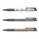 Ballic pen Autom. Erichkrause Natural Life Matic & Grip, node 0.7 mm, flu, black. Blue