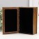 Broke-book metal, leatherette "ship in the ocean" with a mirror 17x12x5 cm