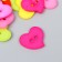 Karovie set of decorative plastic "Cores Color" (set 24 pcs) 2.2x2.2 cm