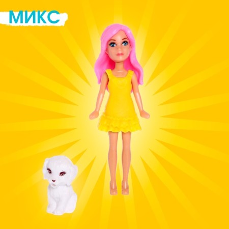 Fashionable doll "Lily" with accessories, mix-5